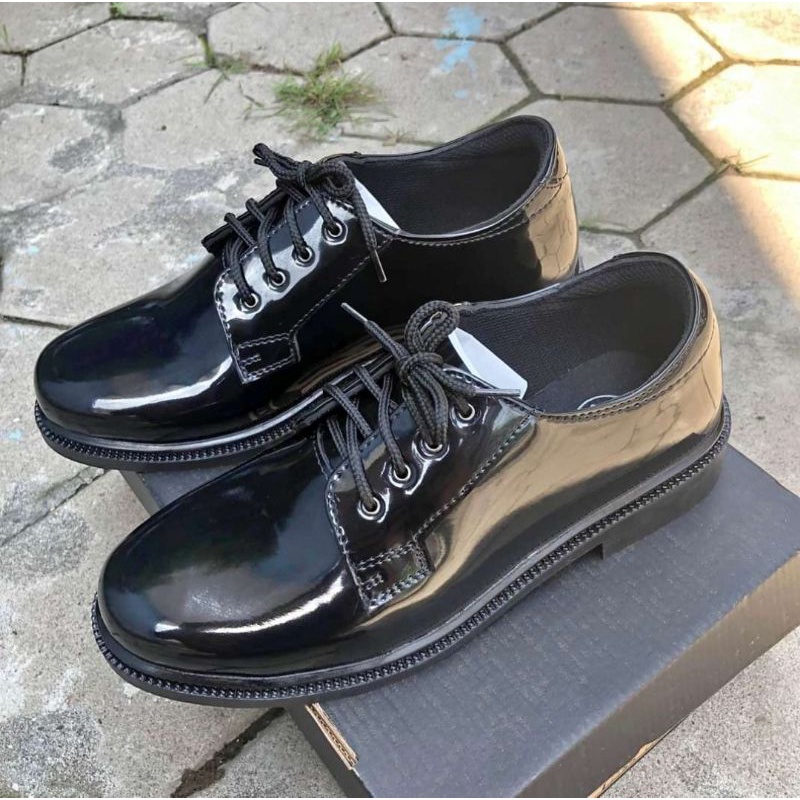 Jual Sepatu Pdh Pendek Tni Dinas Tni Ad Au Al Pria Formal Polri Sepatu Pdh Security Satpam