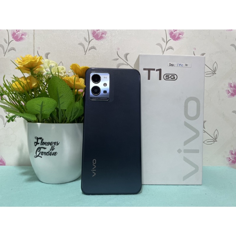 Jual Vivo T1 5G 8/256 8/128 4/128 second fullset | Shopee Indonesia