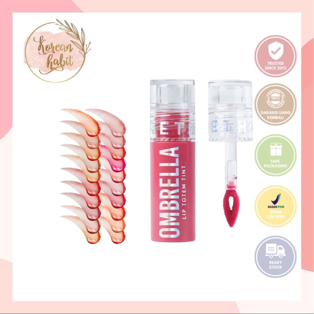 Jual [100 ORIGINAL] 29 SHADES SOMETHINC OMBRELLA LIP TOTEM TINT