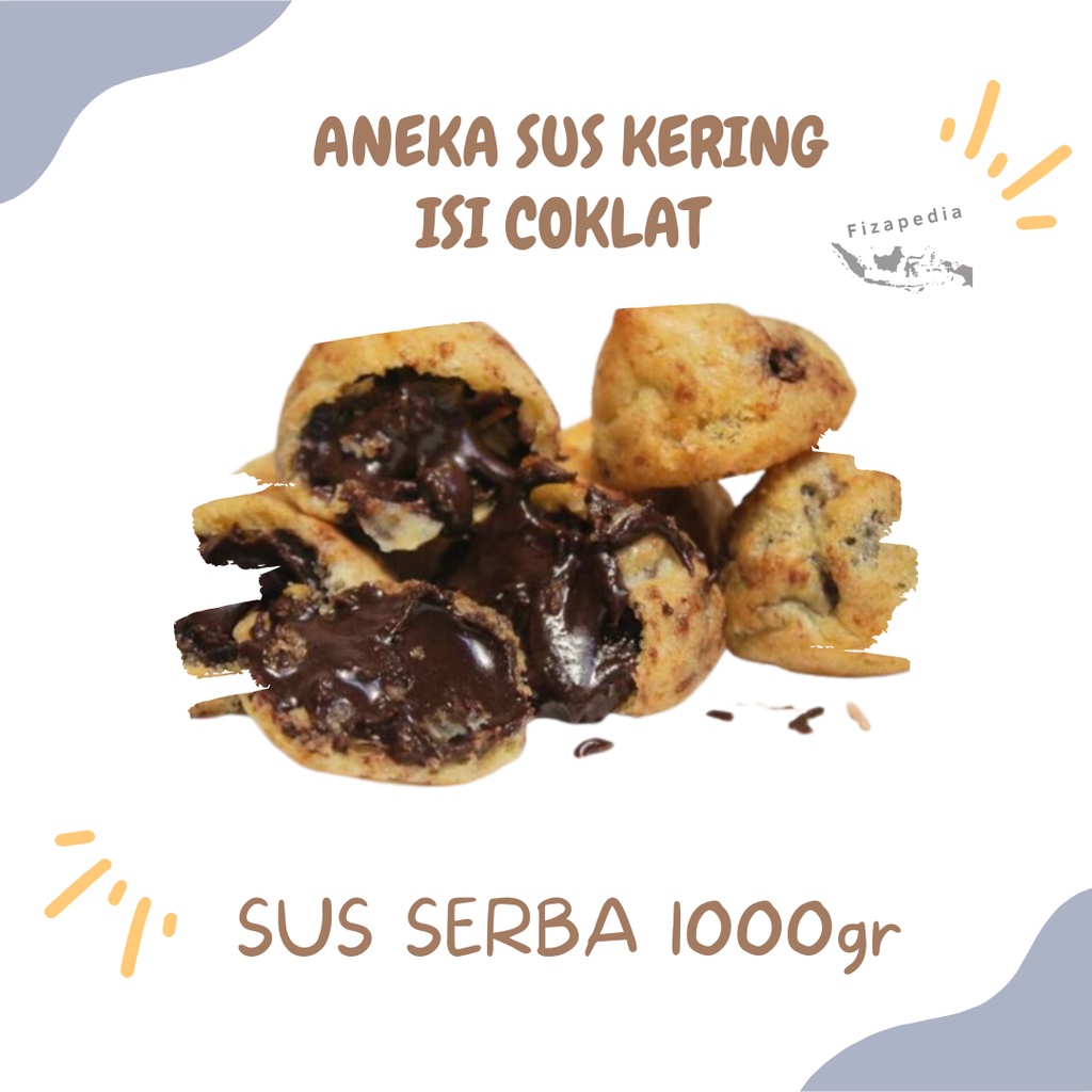 Jual Kue Sus Kering Isi Coklat 1kg Murah Gg Sarikaya Duosus Shopee