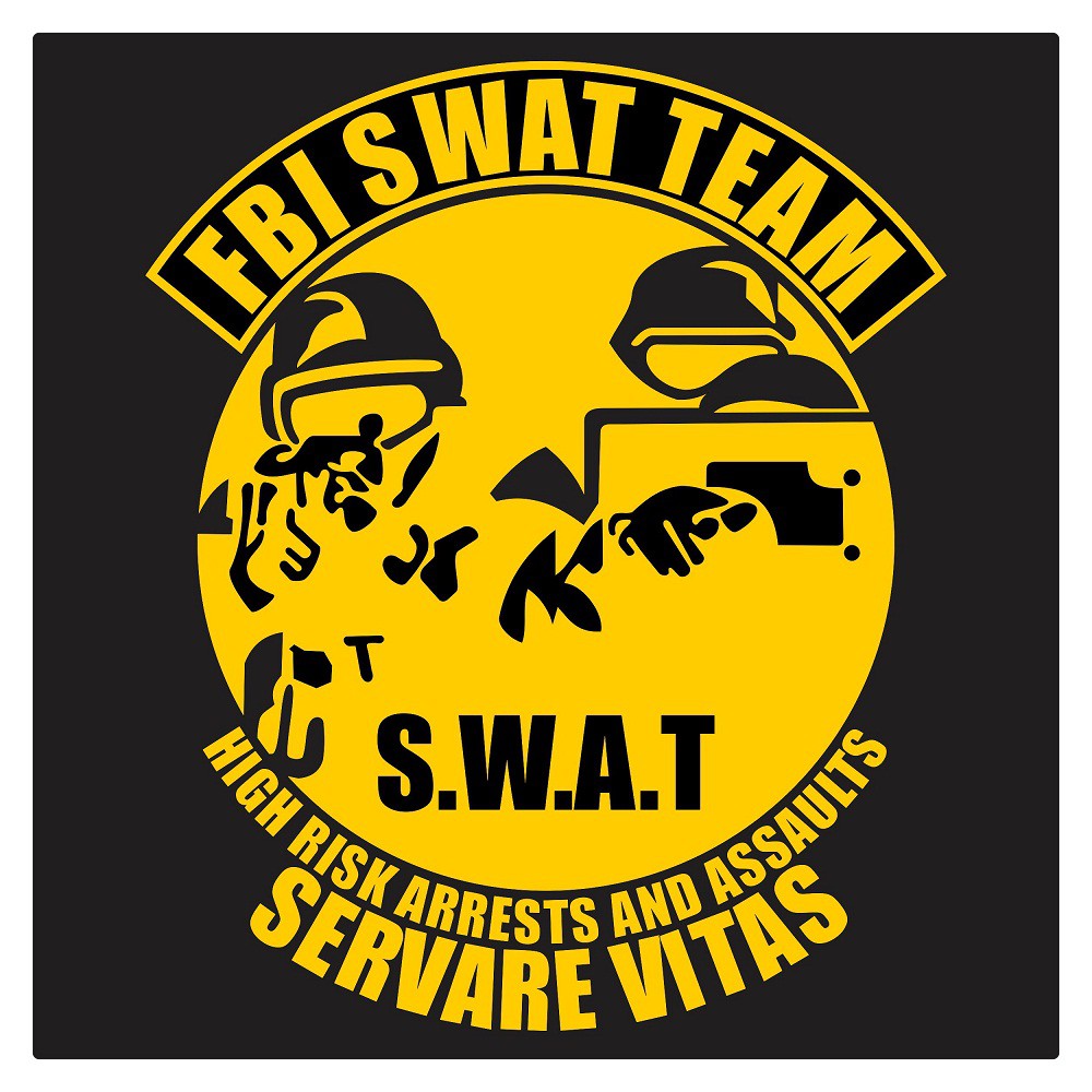 Jual FBI SWAT TEAM High Risk Arrest And Assaults, Cutting Sticker ...