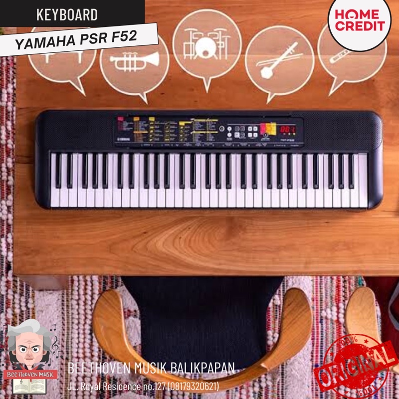 Jual Keyboard Yamaha PSR F52 | Shopee Indonesia