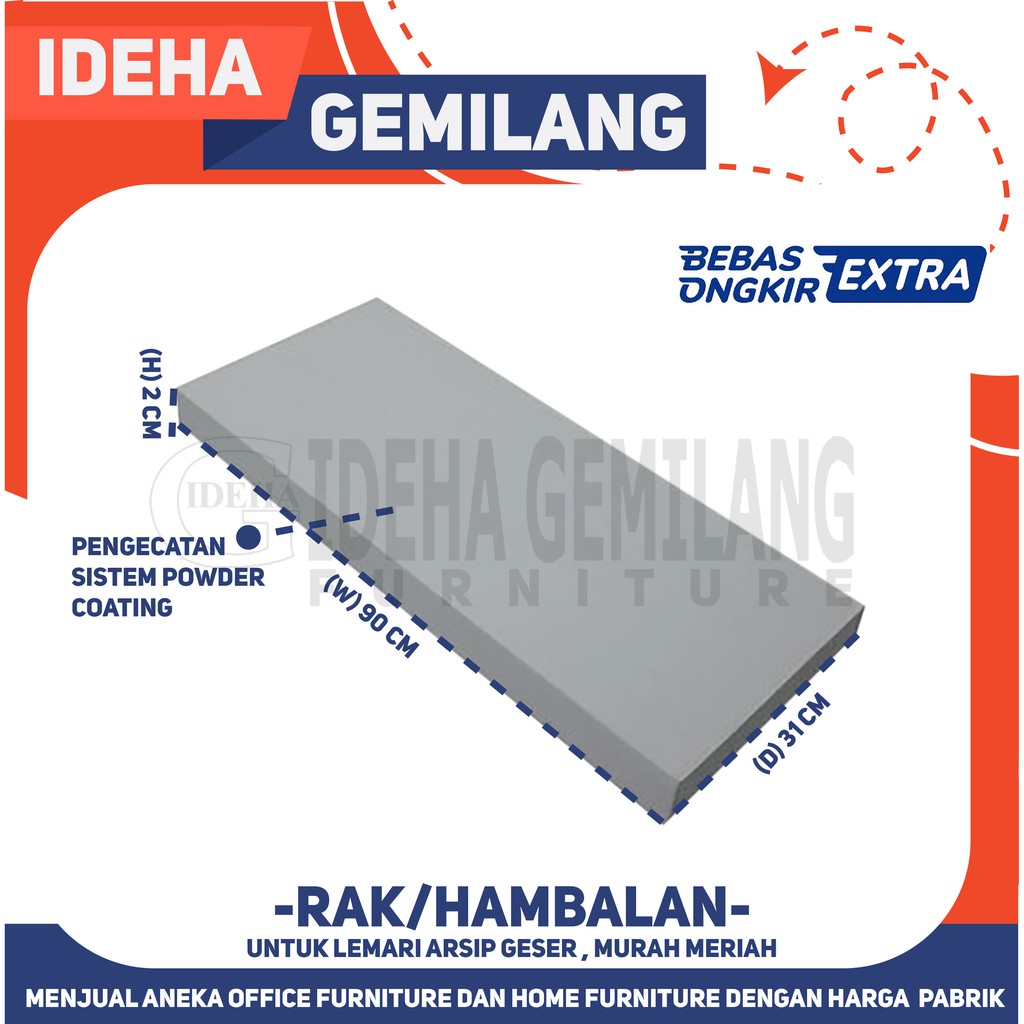 Jual Rak/hambalan untuk lemari arsip geser kaca | Shopee Indonesia