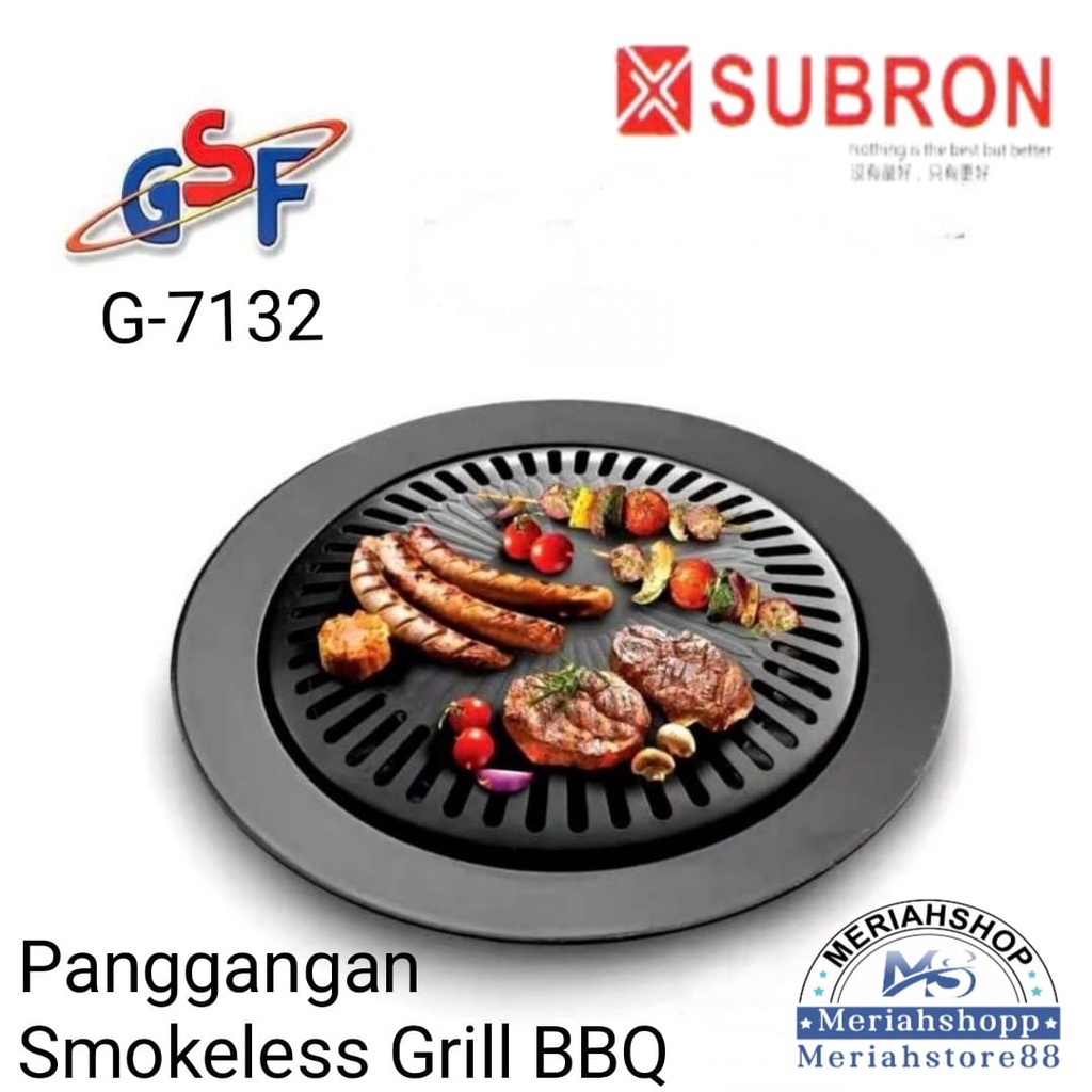 Jual Panggangan Smokeless BBQ Grill Pan merk SUBRON & merk GSF Anti