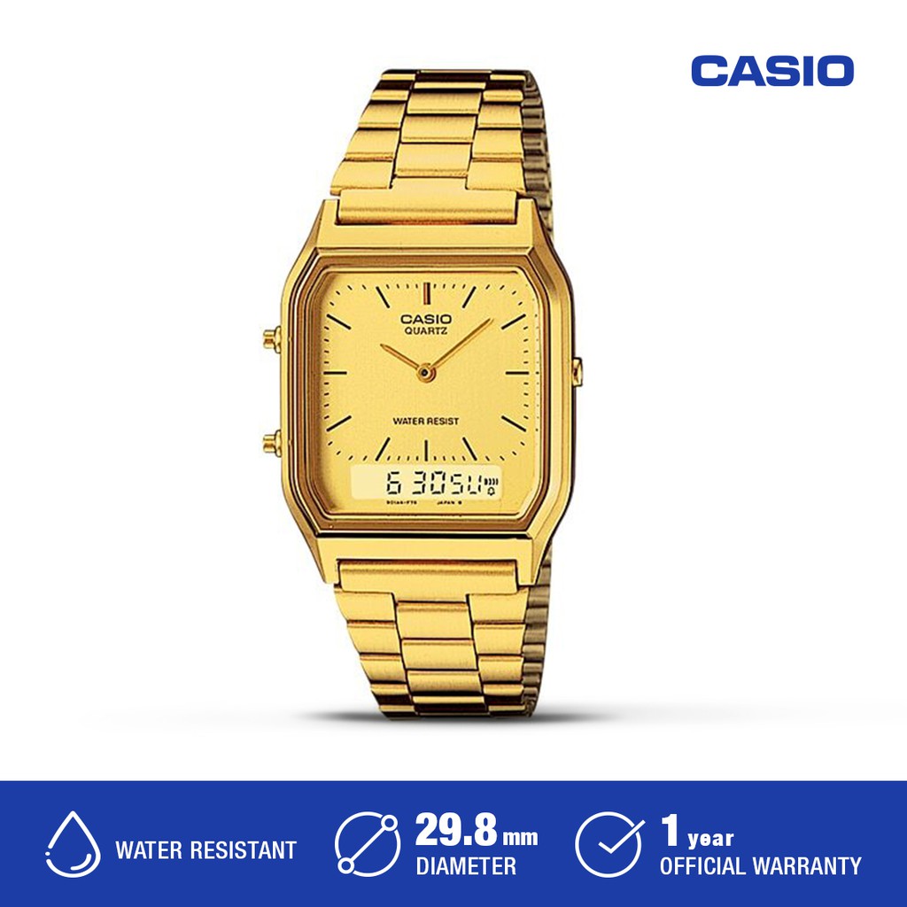 Jual Casio Jam Tangan Wanita AQ-230GA-9DMQ | Shopee Indonesia