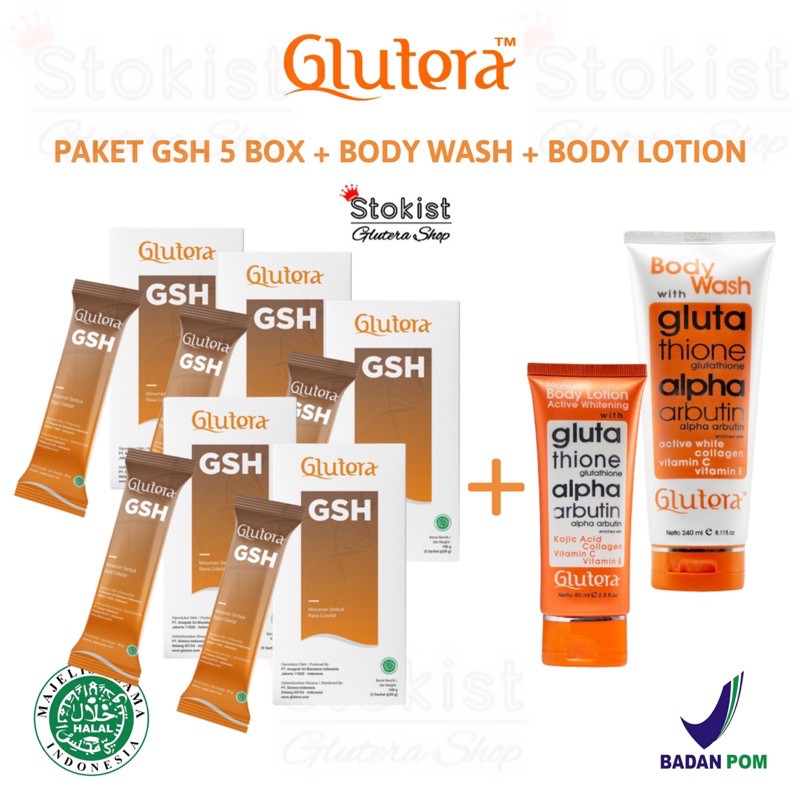 Jual Glutera Paket Gsh Glutathione Original Shopee Indonesia