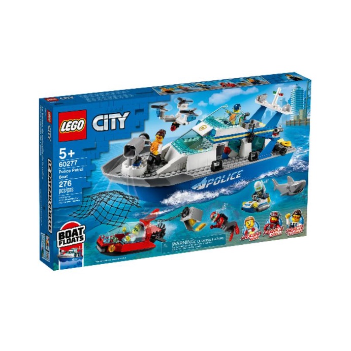 Jual Lego City 60277 Police Patrol Boat | Shopee Indonesia