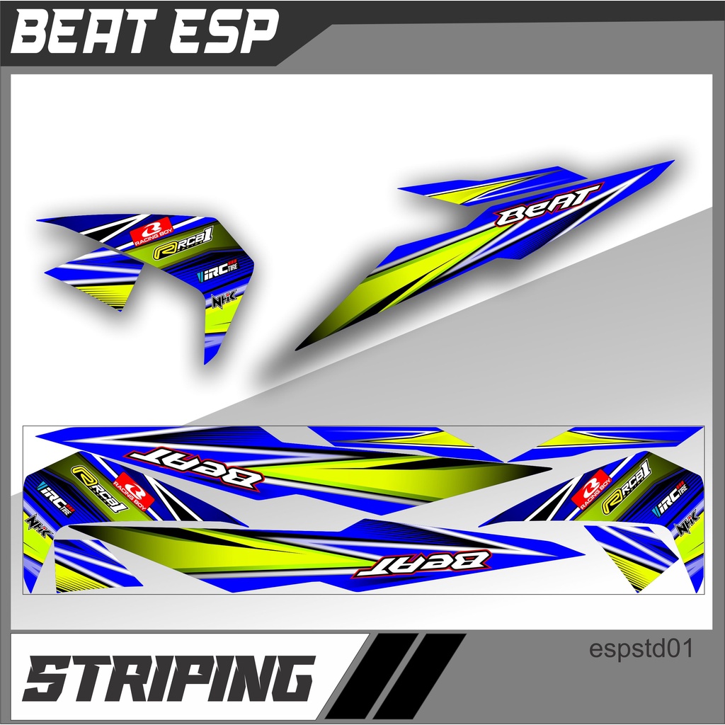 Jual STRIPING VARIASI BEAT ESP STD RACING SANGAT COCOK UNTUK MENAMBAH ...