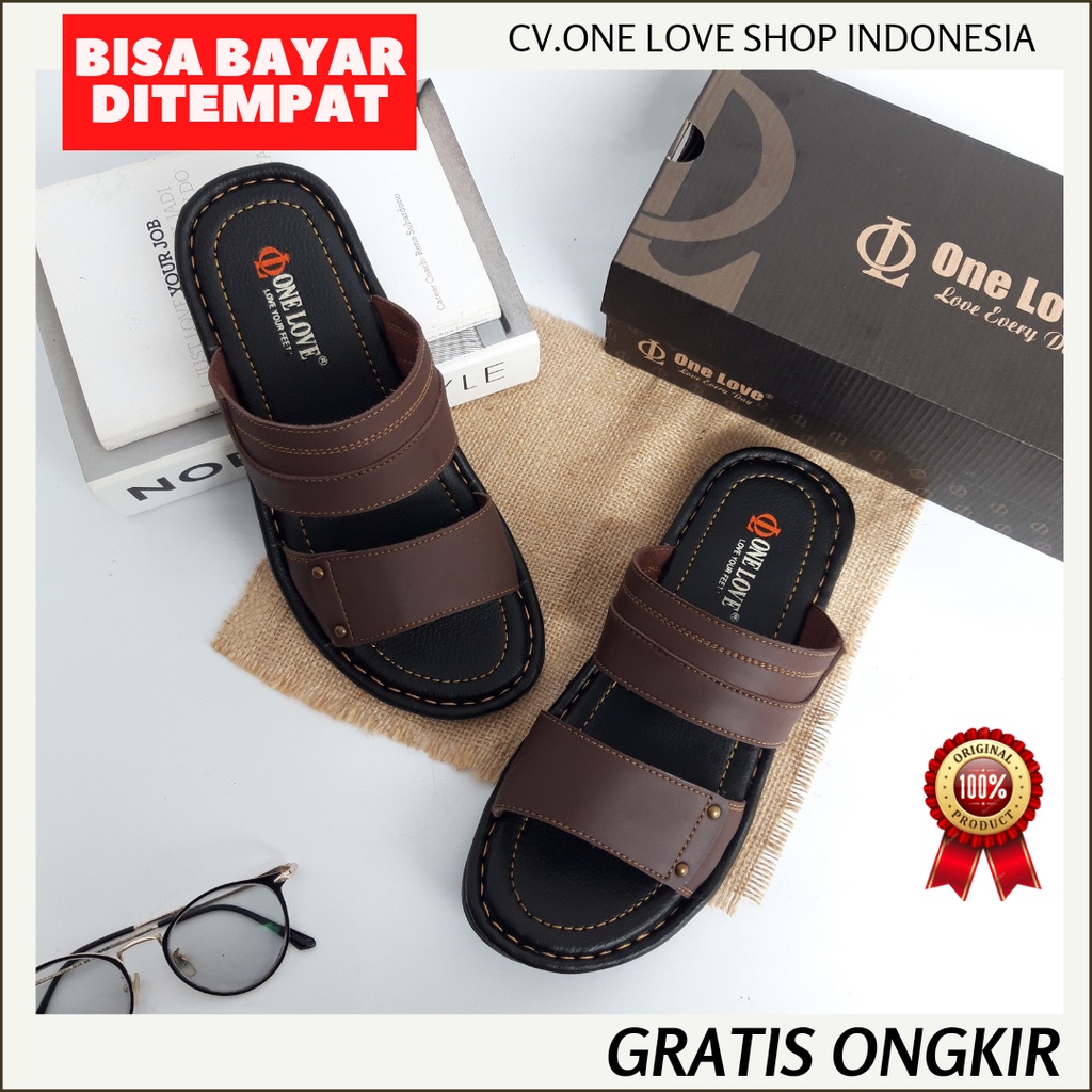 Merk sandal laki online laki branded