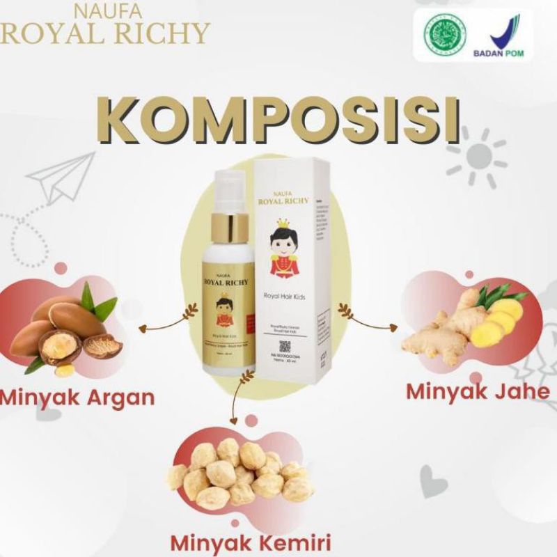 Jual NAUFA ROYAL RICHY - Original Hair Serum Vitamin Penyubur Penumbuh ...