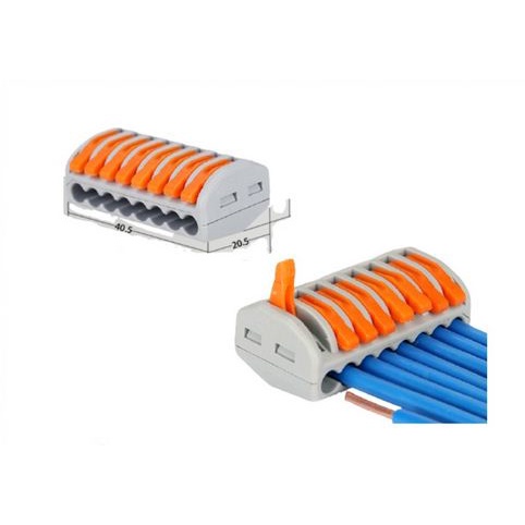 Jual PCT-218 QUICK CONNECTOR TERMINAL KONEKTOR KABEL 8P 8 PIN CABLE ...