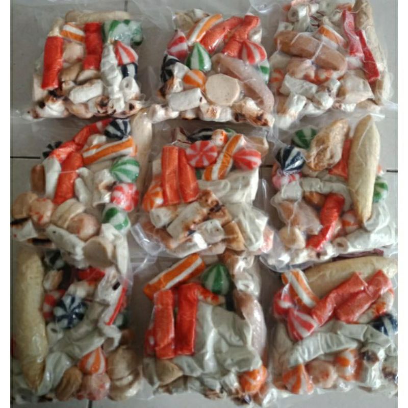 Jual Baso Seafood Mix 900gr - 1kg - Baso Seafod | Shopee Indonesia