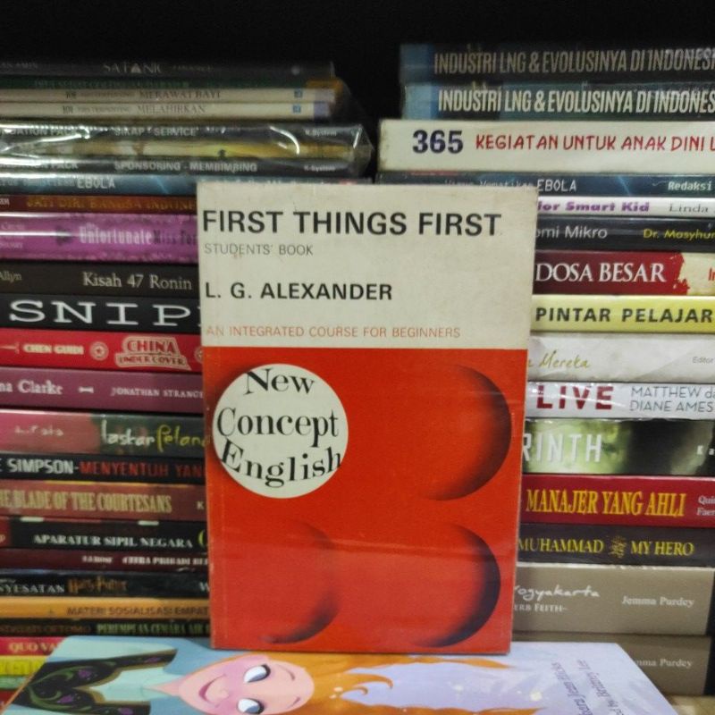 Jual BUKU ORIGINAL FIRST THINGS FIRST ALEXANDER BUKU BEKAS | Shopee ...
