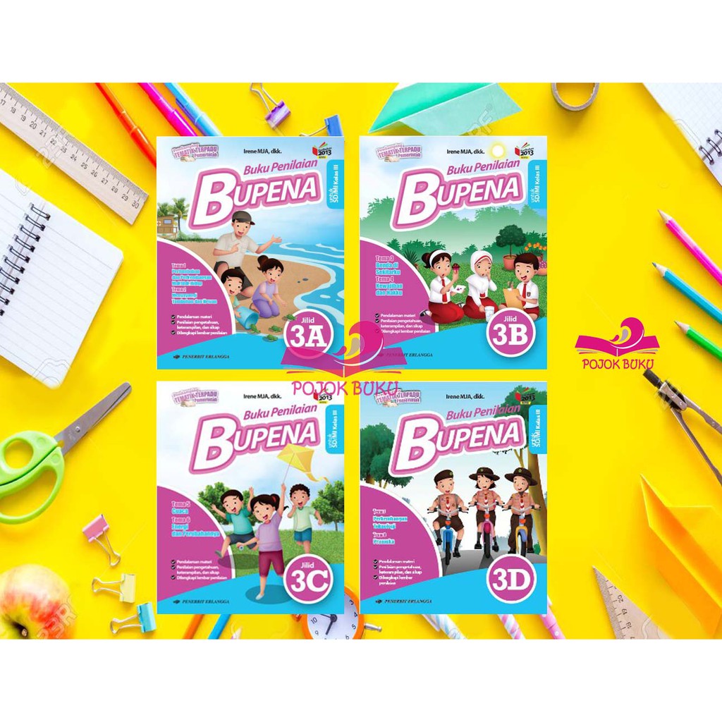 Jual Buku BUPENA Kelas 3a 3b 3c 3d Untuk SD/MI Kurikulum 2013 Revisi ...