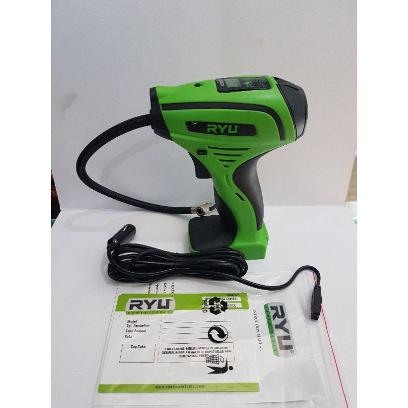 Jual Ryu RCC12 Mini Air Compressor 12V DC pompa ban kompresor rcc 12 v ...