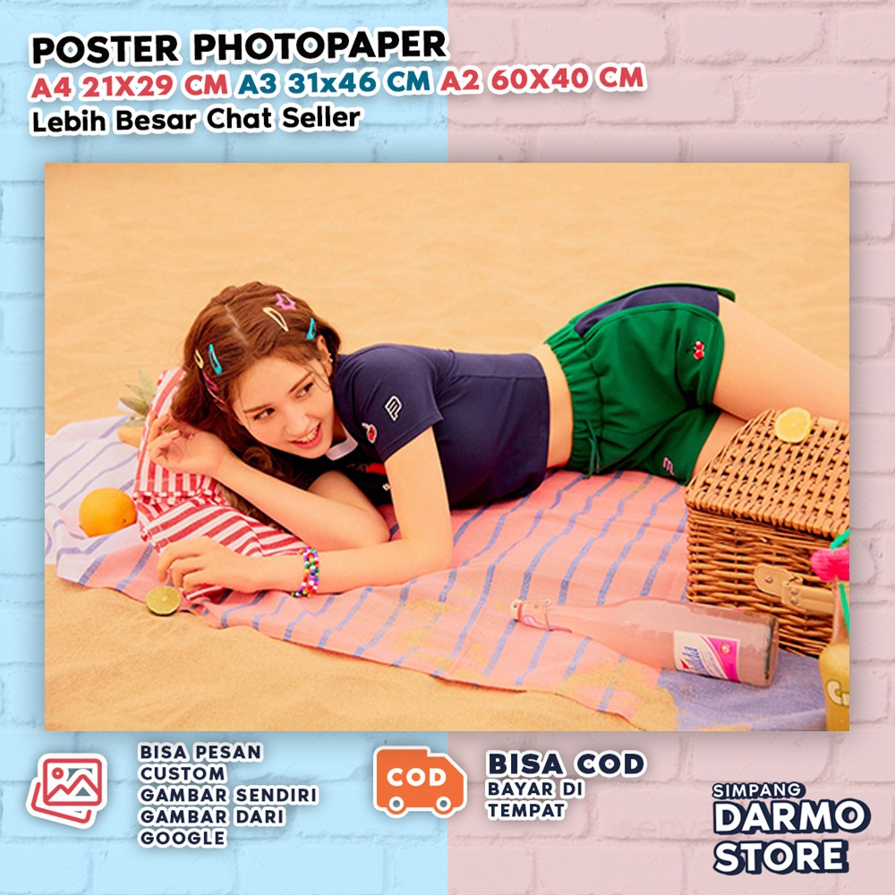 Jual Poster Jeon So Mi Solo Korea Terbaru Penyayi Solo Cantik Sexy Cute Korean Jeon Somi Ennik