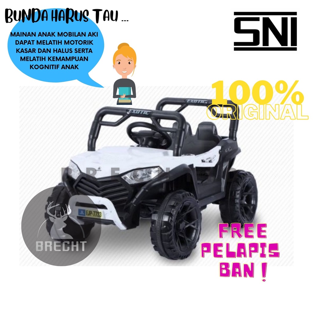 Jual Mainan Anak Mobilan Aki Electric Baby Car Toys Jeep EJP 7723