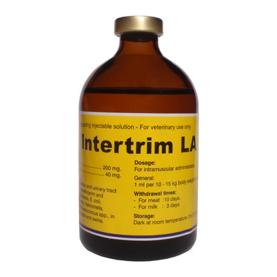 Jual Intertrim LA obat hewan Mengobati Infeksi Saluran Pernafasan ...