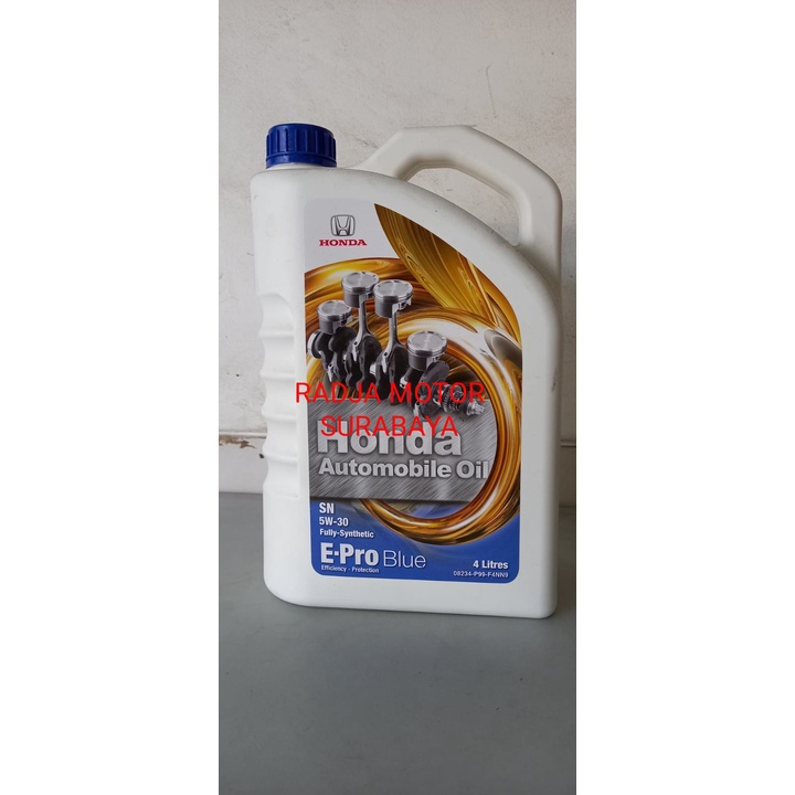 Jual Oli Mesin Honda E-Pro Blue 5W/30 Honda Gold 0W/20 4 Liter Asli Ori ...