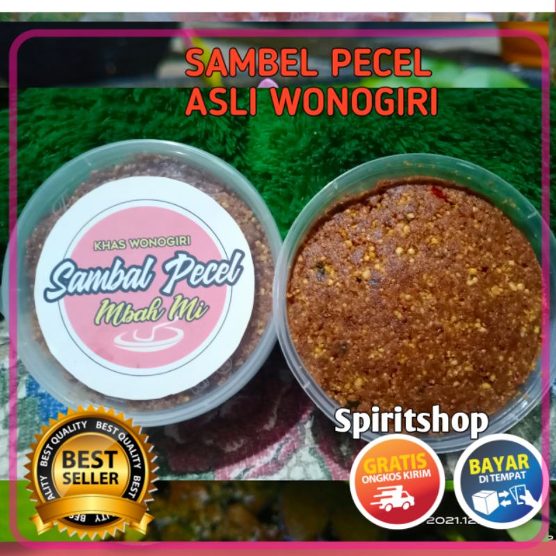 Jual Sambal Pecel-Sambal Kacang- Sambel Pecel Khas Wonogiri 500 gr ...