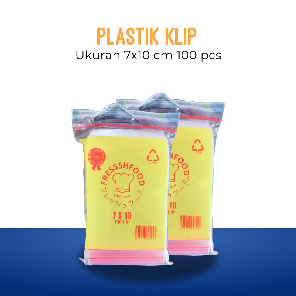 Jual Plastik Klip 7x10 Cm Ziplock 100 Lembar Shopee Indonesia 0281