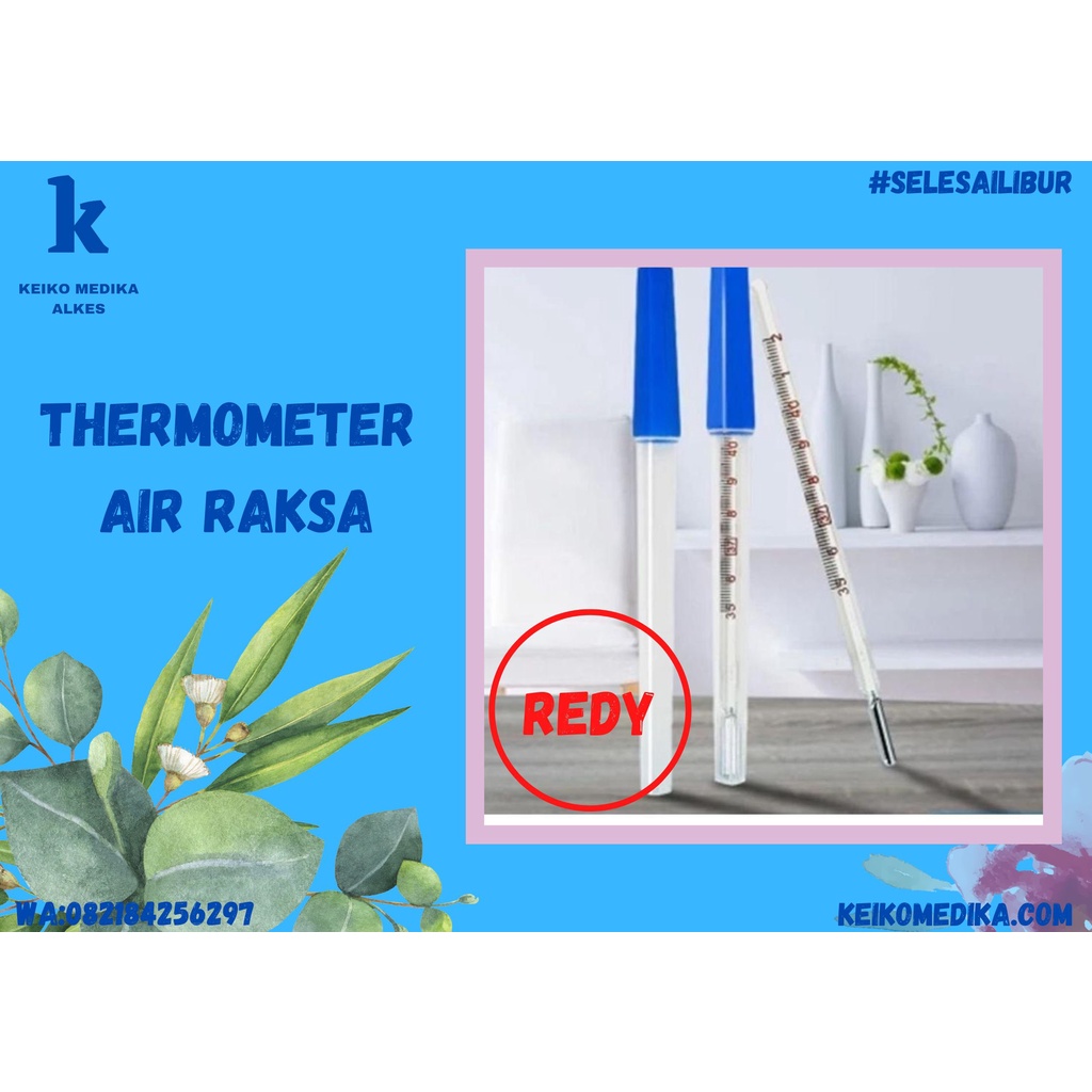 Jual termometer lotus Thermometer Manual Oral/Rectal Lotus Shopee