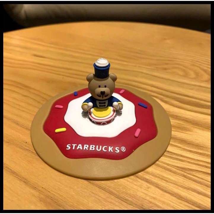 Jual Starbucks Bearista Cup Lid, Tutup Gelas Silicone Starbucks