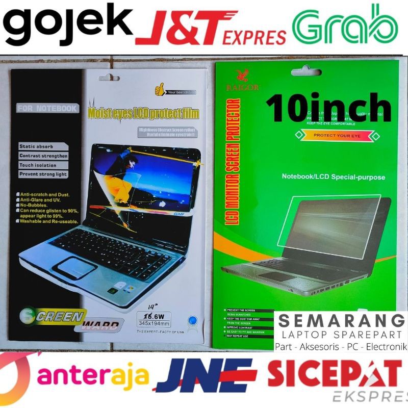 Jual SCREEN PROTECTOR 10" 11.6" 14" 15.6" Inc Inch Pelindung Layar Lcd