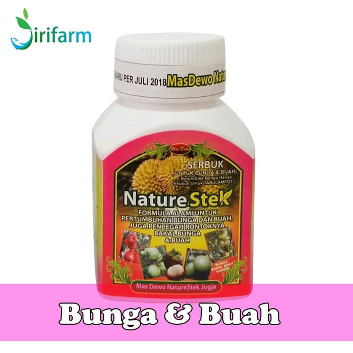 Jual Jirifarm Nature Stek Bunga Dan Buah Botol Gr Shopee