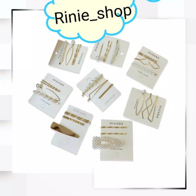 Jual Kep rambut set warna emas impor | Shopee Indonesia