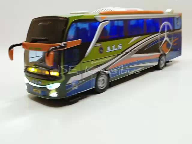 Jual Miniatur bis ALS antar lintas sumatra body JB3 Full lampu | Shopee ...