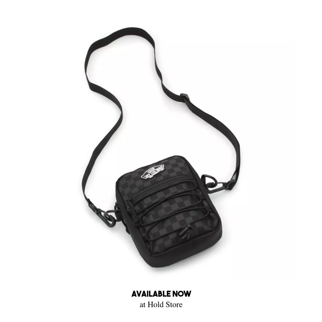 Jual Vans Sling Bag Black Checkerboard 100 ORIGINAL Shopee Indonesia
