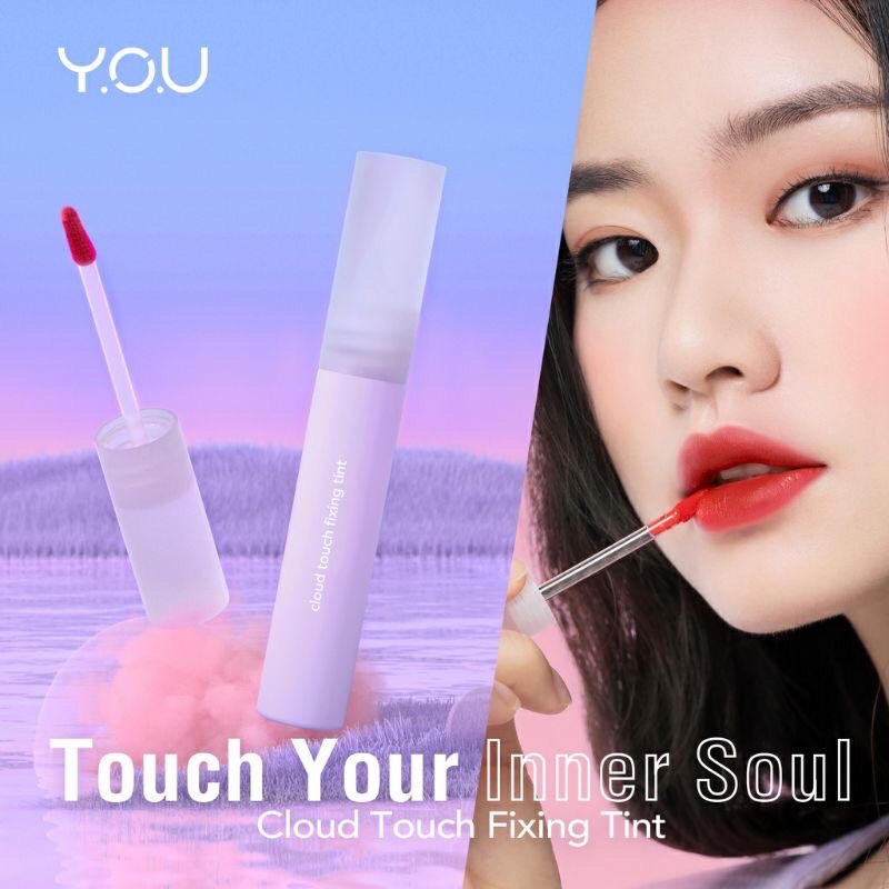Jual YOU Cloud Touch Fixing Lip Tint Soft Velvet Finish Lip Stain