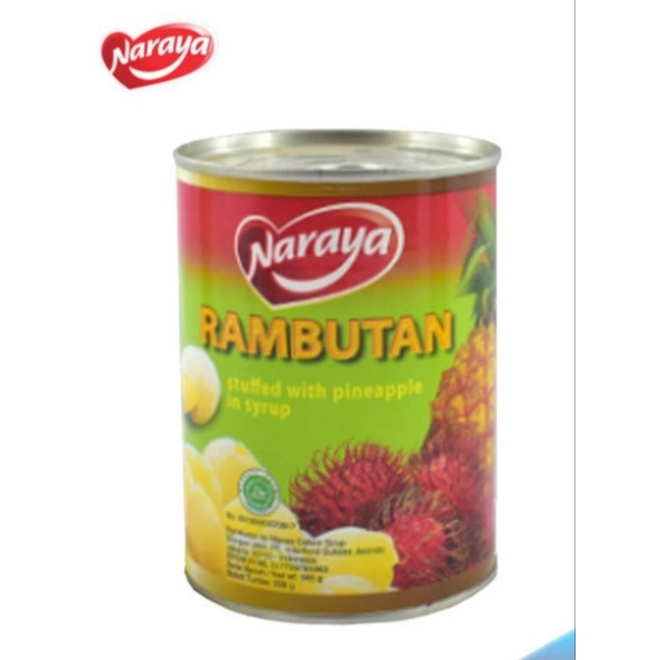 Jual naraya rambutan nanas kaleng/rambutan isi nanas | Shopee Indonesia