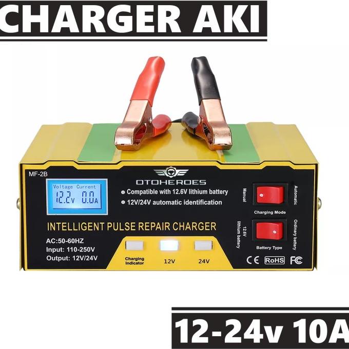 Jual Charger Aki, Cas Aki Otomatis 10A Bisa Cas Sampai Aki 120 Ampere