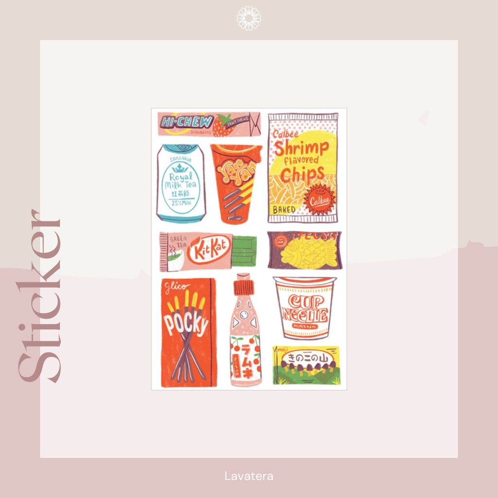 Jual Snack Sticker Set | Shopee Indonesia