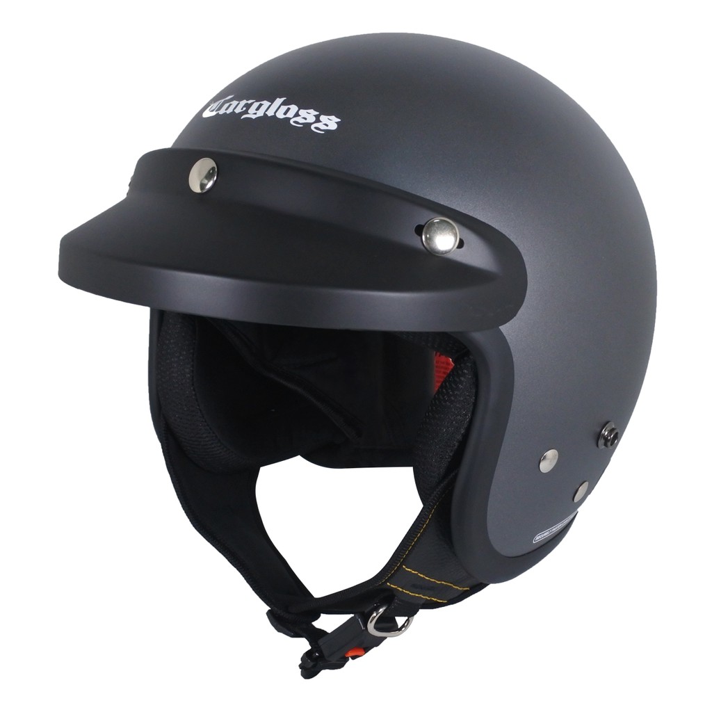 Jual Helm Cargloss Original Retro CFM Army Half Face - Anchor Grey SG ...