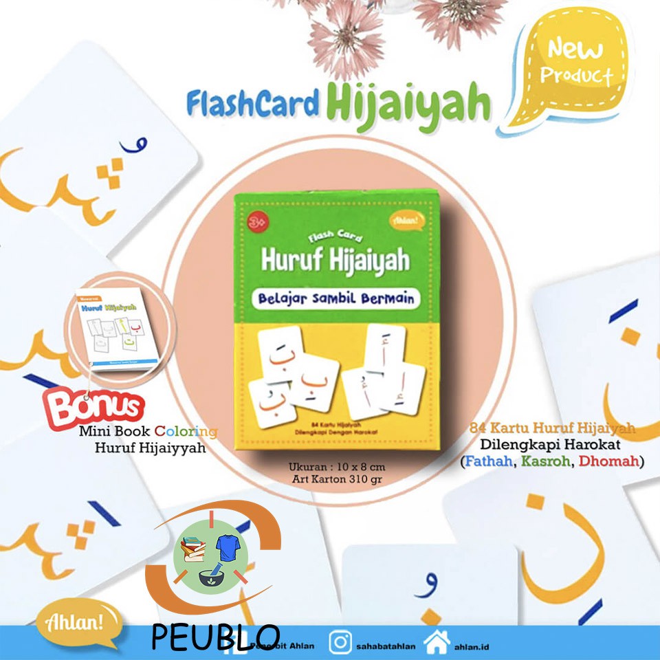 Jual Buku Anak Flash Card Huruf Hijaiyyah Shopee Indonesia