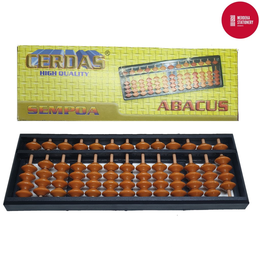 Jual Simpoa/Sempoa/Sipoa/Mainan Berhitung Cerdas High Quality 13 Tiang ...