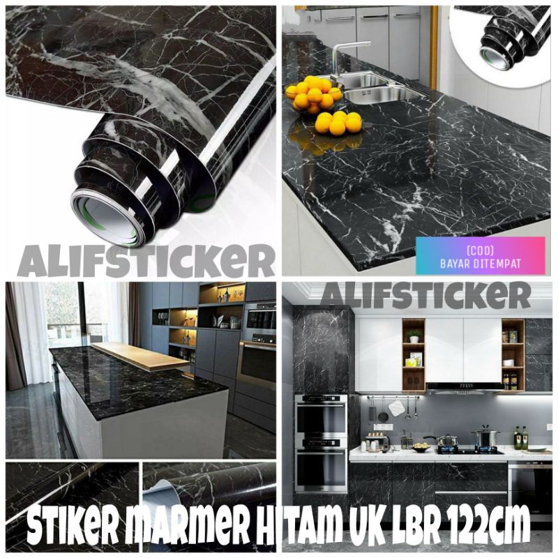 Jual Sticker Dinding/Stiker Lantai Marmer/Wallpaper Motif Marmer ...