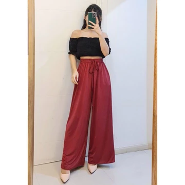 Celana Kulot Uniqlo Panjang Wanita Polos