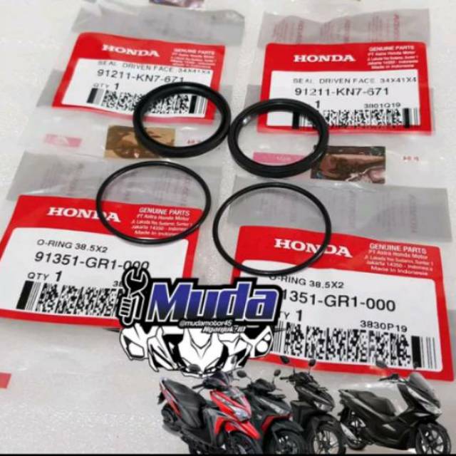 Jual SEAL DRIVEN FACE SET DAN ORING PINION SIL PULLY FACE SET DRIVEN