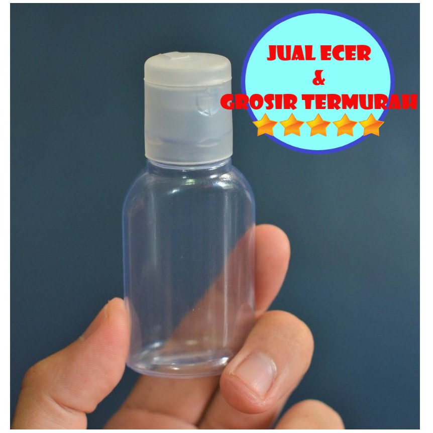 Jual Botol PVC Antis 30ml 30 ml Fliptop Super Bening Clear - Hand ...