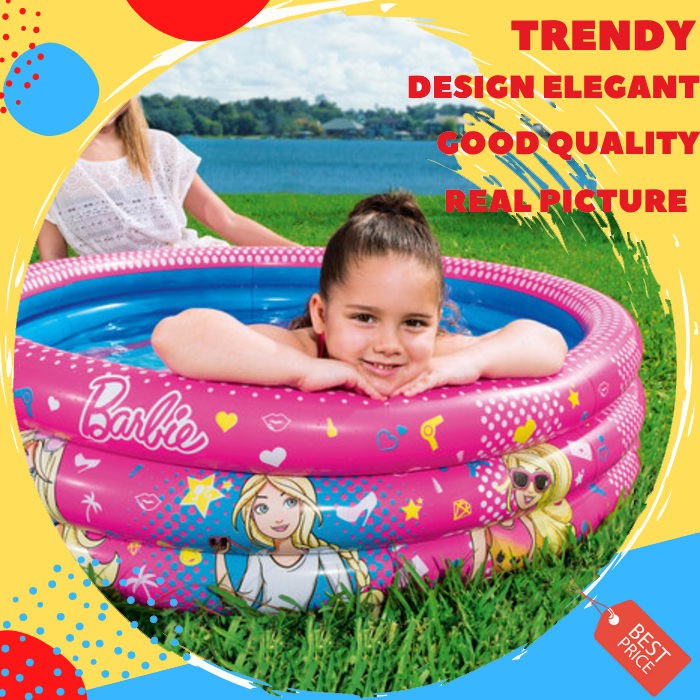 Jual Bestway Barbie 3 Rings Baby Pool. Kolam Bak Mandi Anak Bayi Renang ...