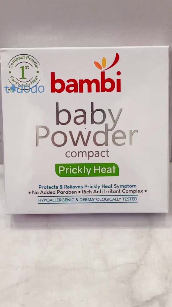 Jual Bambi Baby Powder Compact Prickly Heat 40gr | Shopee Indonesia