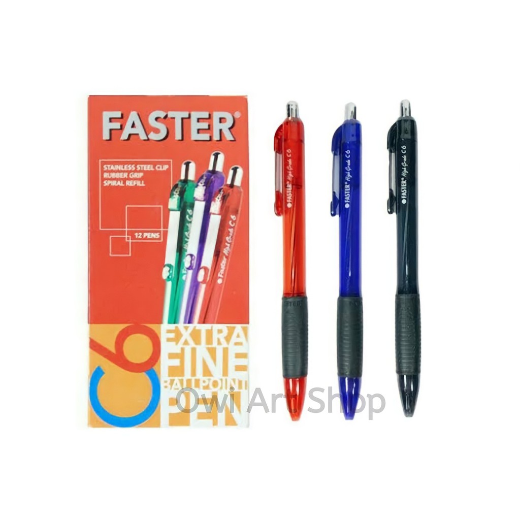 Jual Pulpen Faster C6 Extra Fine 0.7mm | Shopee Indonesia