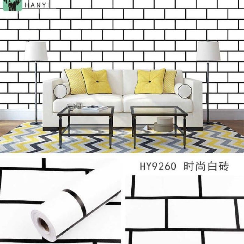 Jual Stiker Wallpaper Dinding Wallpaper Hitam Wallsticker Wallpaper