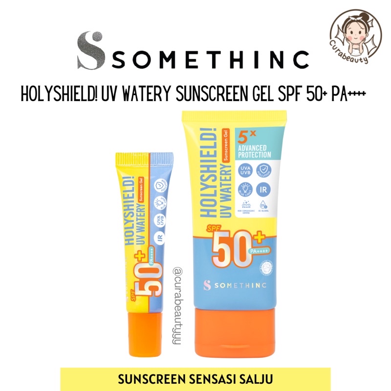 Jual MANADO SOMETHINC HOLYSHIELD! UV WATERY SUNSCREEN GEL SPF 50+ PA