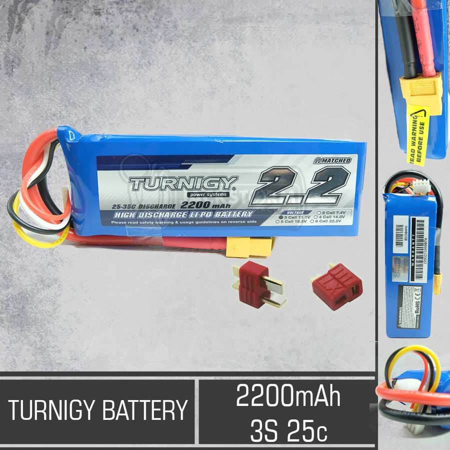 Jual Turnigy Lipo Battery 2200mah 25c Shopee Indonesia