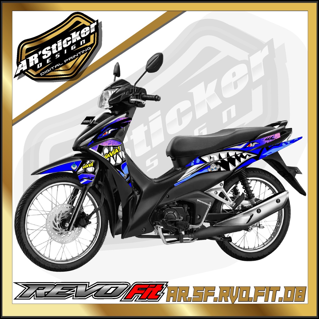 Jual Revo Sticker Striping Revo FI new - Stiker Motor REVO FIT INJEKSI ...
